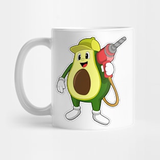 Avocado as Craftsman with Drill Mug